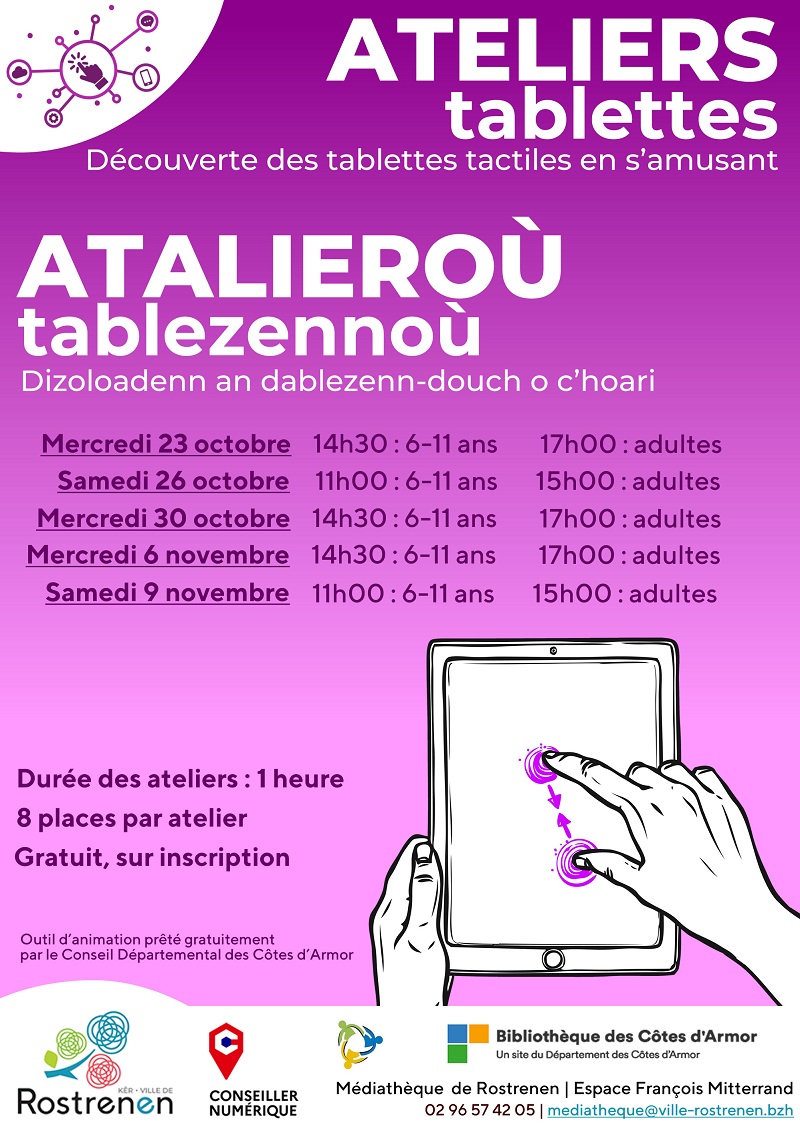 ateliers tablettes octobre 2024